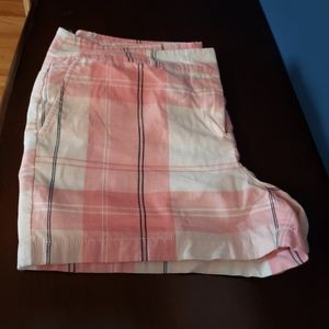 LOFT plaid shorts